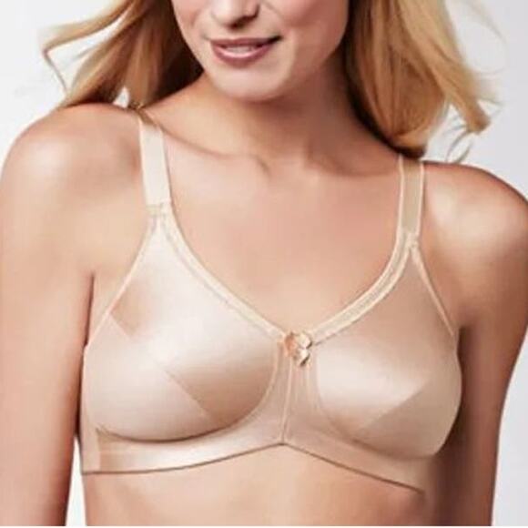 Amoena Rita SB 2004 Wire-Free Bra 40B + MaxTara Silicone Breast Forms Mastectomy - Picture 12 of 12